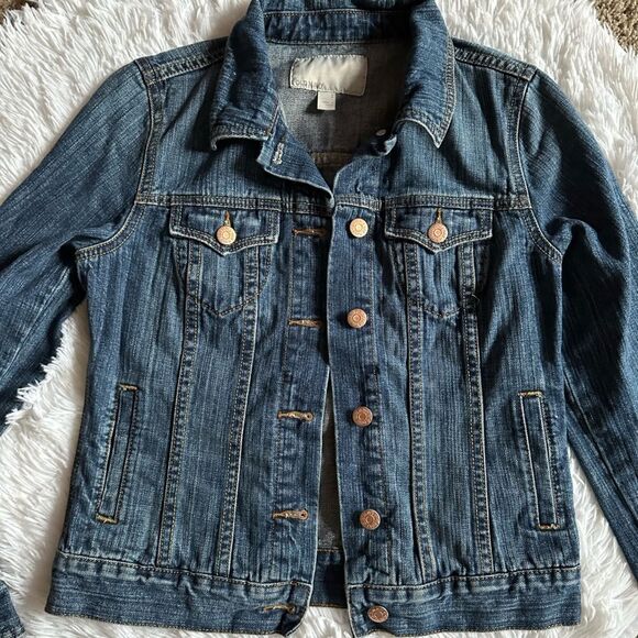 Old Navy Jean Jacket Button Down Womens Size Small - Picture 3 of 5